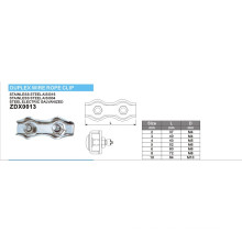 Serie de clips de cable de alambre dúplex para el hardware marina